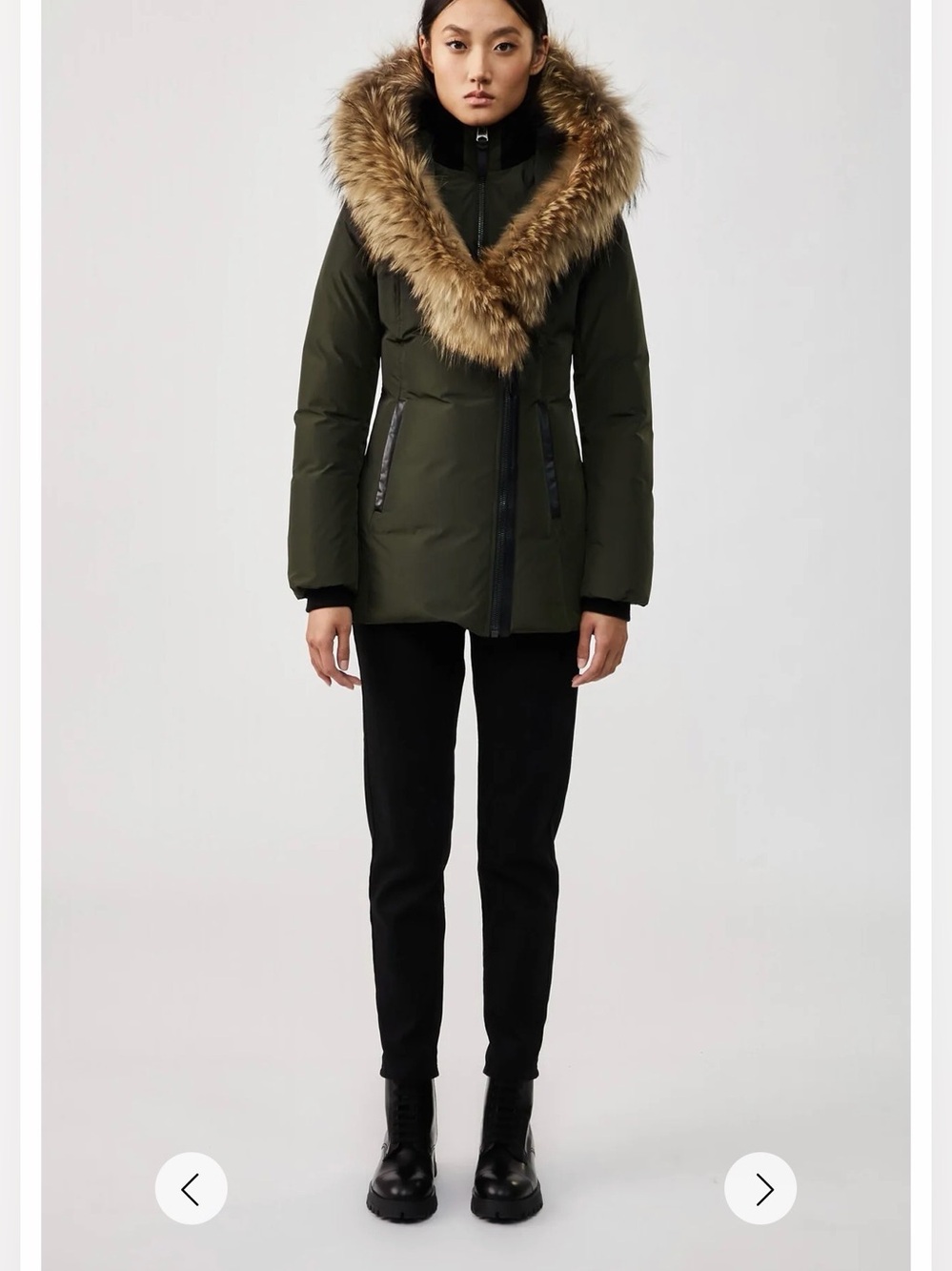 Mackage Olive Green Adali Coat